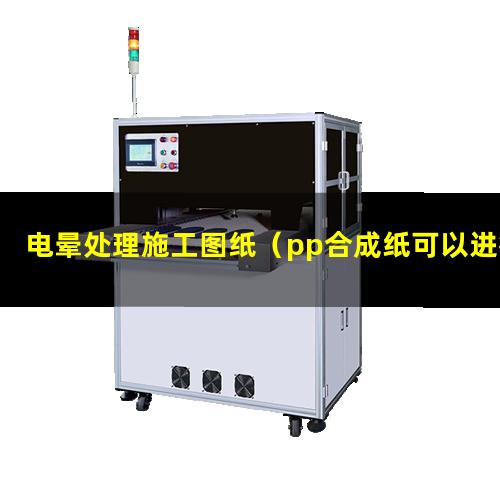 电晕处理施工图纸（pp合成纸可以进行电晕处理吗）